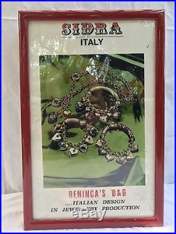 Vintage Sidra Italy Jewelry Advertising Light Up Sign