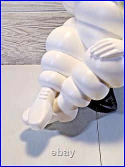 Vintage Sitting Michelin Man Tire 18 Store Display With Bracket
