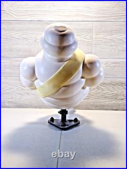 Vintage Sitting Michelin Man Tire 18 Store Display With Bracket