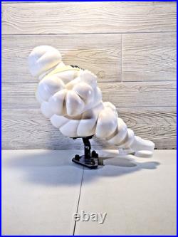 Vintage Sitting Michelin Man Tire 18 Store Display With Bracket