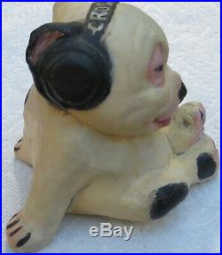Vintage Small Crosley Pup Radio BONZO Display Statue Hard to Find