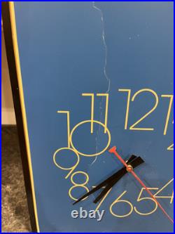 Vintage Sony Store Display Advertising Clock Point Of Sale Lighted Retail Sign