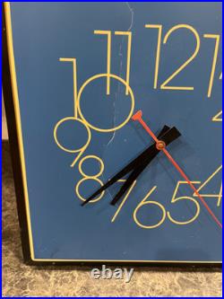 Vintage Sony Store Display Advertising Clock Point Of Sale Lighted Retail Sign