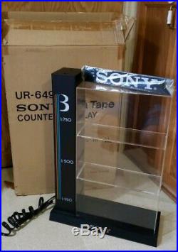 Vintage Sony UR 649 Betamax Beta Tape Store Counter Display Rare New As Is