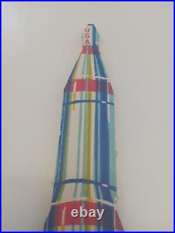 Vintage Space Astronaut Rocket Store Display Nasa Kraft Gemini Cardboard RARE