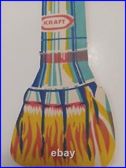 Vintage Space Astronaut Rocket Store Display Nasa Kraft Gemini Cardboard RARE