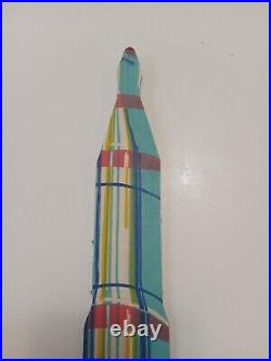 Vintage Space Astronaut Rocket Store Display Nasa Kraft Gemini Cardboard RARE