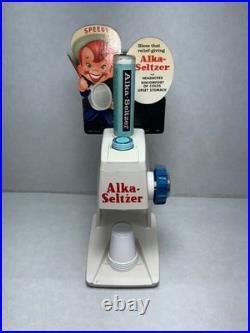 Vintage Speedy Alka Seltzer Single Dose Dispenser Grinder Machine Store Display