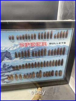 Vintage Speer Advertising Lewis & Clark Bullet Board 60s/70s Still In Plastic