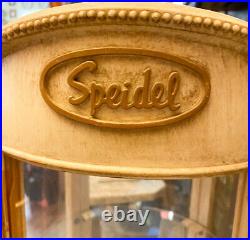 Vintage Speidel Watch Co Round Plastic Rotating Display Case With Shelf 20