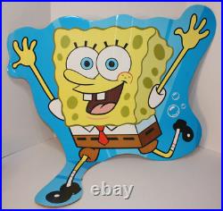 Vintage Spongebob Squarepants Store Display Sign 44 by 36 Large