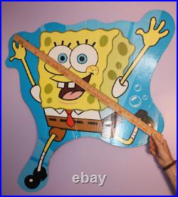 Vintage Spongebob Squarepants Store Display Sign 44 by 36 Large