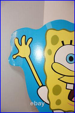 Vintage Spongebob Squarepants Store Display Sign 44 by 36 Large