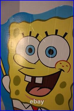 Vintage Spongebob Squarepants Store Display Sign 44 by 36 Large