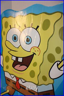 Vintage Spongebob Squarepants Store Display Sign 44 by 36 Large