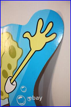 Vintage Spongebob Squarepants Store Display Sign 44 by 36 Large