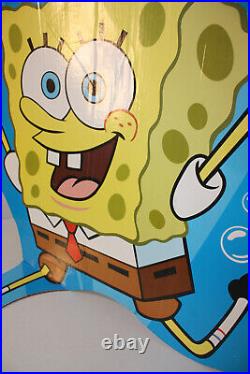 Vintage Spongebob Squarepants Store Display Sign 44 by 36 Large