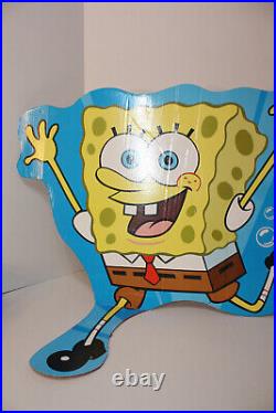 Vintage Spongebob Squarepants Store Display Sign 44 by 36 Large