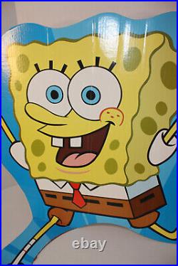 Vintage Spongebob Squarepants Store Display Sign 44 by 36 Large