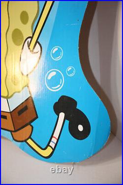 Vintage Spongebob Squarepants Store Display Sign 44 by 36 Large