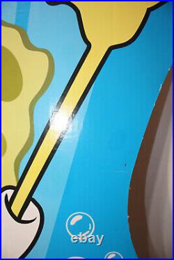 Vintage Spongebob Squarepants Store Display Sign 44 by 36 Large