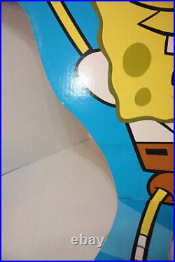 Vintage Spongebob Squarepants Store Display Sign 44 by 36 Large