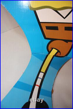 Vintage Spongebob Squarepants Store Display Sign 44 by 36 Large