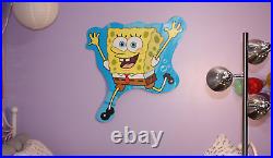 Vintage Spongebob Squarepants Store Display Sign 44 by 36 Large