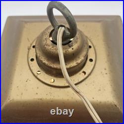 Vintage Squibb Pharmacy Store Advertising Hanging Light Vitamin Prescriptions