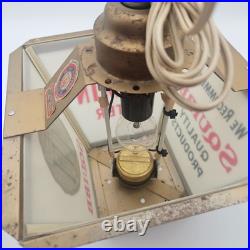 Vintage Squibb Pharmacy Store Advertising Hanging Light Vitamin Prescriptions