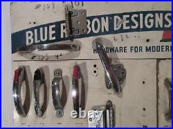 Vintage Stanley Store Blue Ribbon Hardware Display 1940's post war Beauty