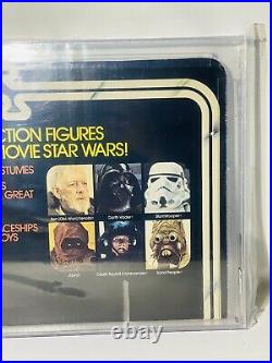 Vintage Star Wars 12 Back MOC Shop Store Display Bin Header Graded AFA 80 1978