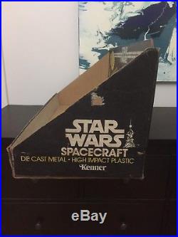 Vintage Star Wars Diecast Bin And Header Store Display 1979 VG+