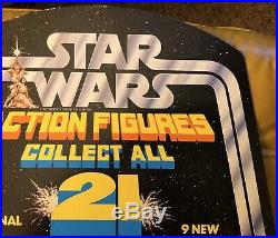 Vintage Star Wars Kenner Collect All 21 Bell Store Display
