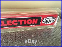 Vintage Star Wars Micro Collection Kenner 1982 Shelf Talker Store Display AFA 85