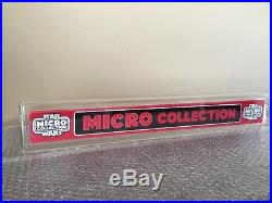 Vintage Star Wars Micro Collection Kenner 1982 Shelf Talker Store Display AFA 85