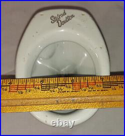 Vintage Stelrad Doulton Salesman Sample Porcelain Toilet