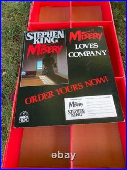 Vintage Stephen King Misery Advertising Store Book Display Memorabilia Promotion
