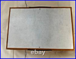 Vintage Store Display 1973 Snow-Proof Leather Tin 12pc Master Case Livonia NY