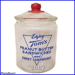 Vintage Store Display Enjoy Toms Peanut Butter Sandwiches Sweet Sandwiches