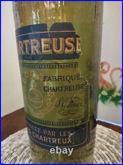 Vintage Store Display Huge Chartreuse Liquor Bottle Very Rare 23 Tall