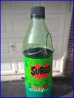 Vintage Surge Soda Coca Cola Co. Store Display Cooler Bottle Shaped READ