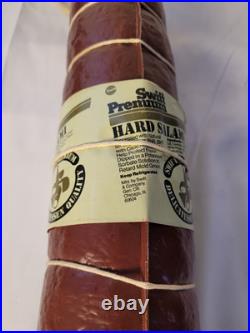 Vintage Swift Meats Premium Hard Salami Hanging Plastic Store Display