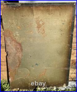 Vintage TIN SIGN THE FLORSHEIM SHOE CE HAUGEN SPRING VALLEY