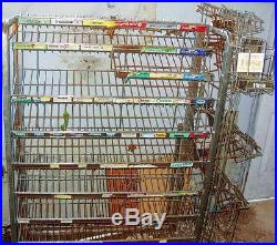 Vintage Tall Store Wire Display Selling Candy-Gum with 2 other Racks Attached