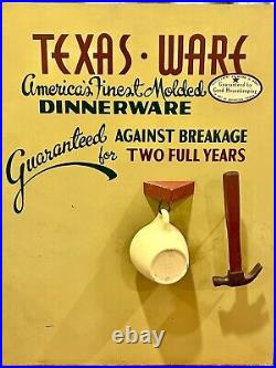 Vintage Texas Ware Animated General Store Display Advertising Mechanical WORKS