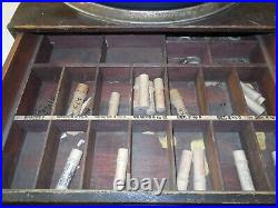 Vintage The Boye Needle Co. Cabinet, Store display, Needle and Shuttles Case