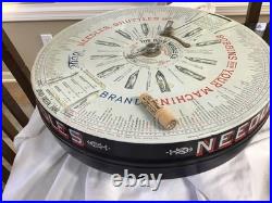 Vintage The Boye Needle Co. Needle and Shuttles Case, Store Display with 50 Tubes