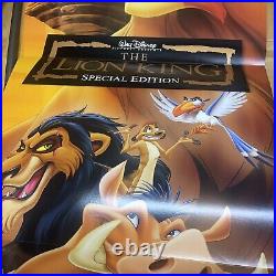 Vintage The Lion King DVD Disney Video Store Display Standee With Original Box