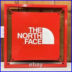 Vintage The North Face TNF Metal Retail Store Display Sign 24X 24